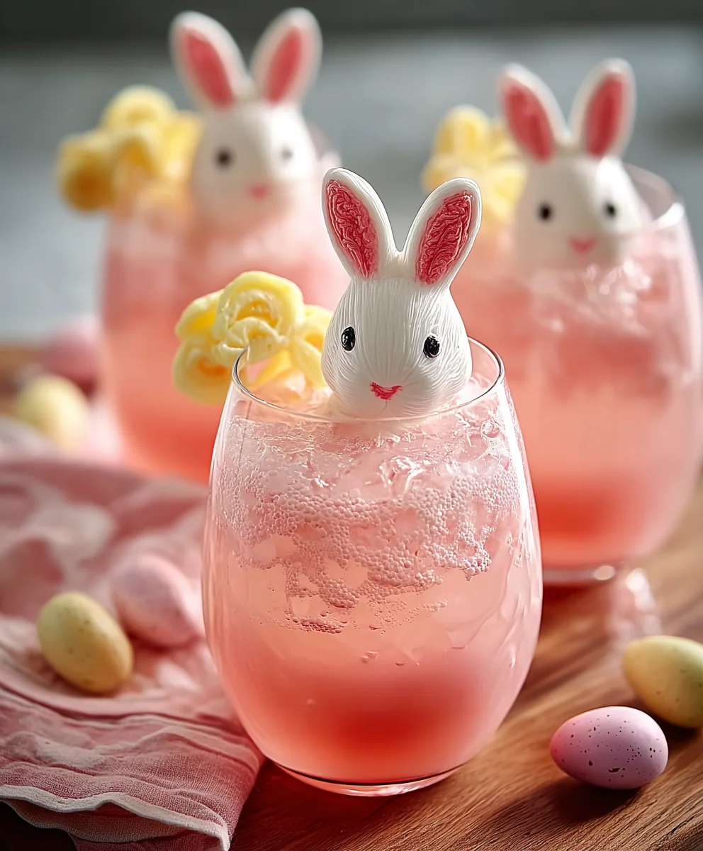 Easy Easter Bunny Punch- Refreshing Non-Non-Non-Alcoholic Alternativeic Drink