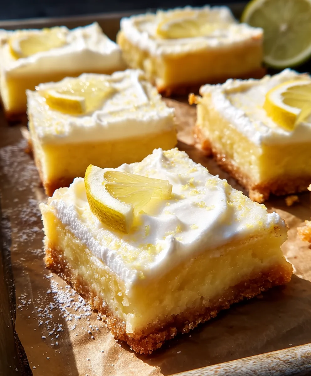 Tangy Citrus Dessert Squares-Bright Refreshing Treats