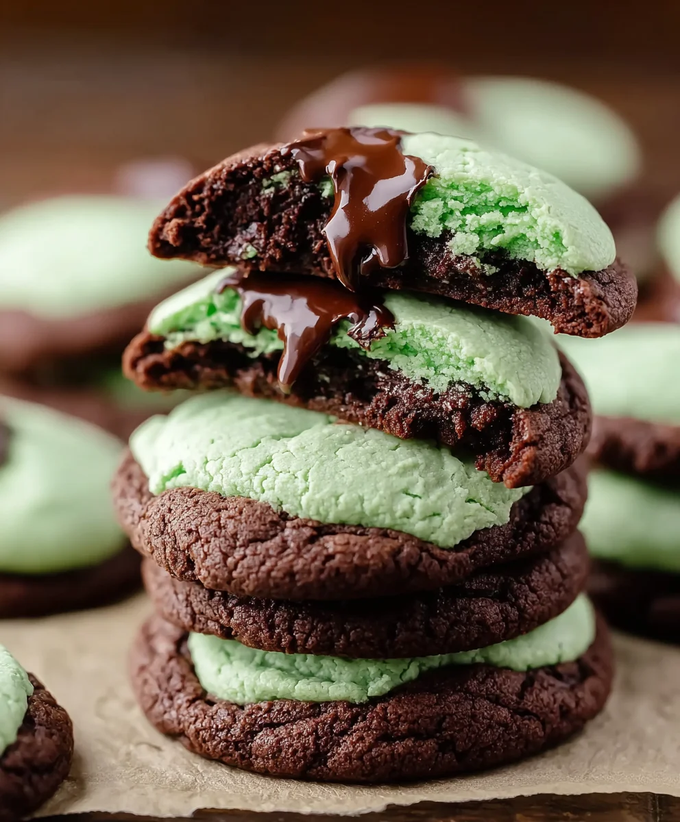 Easy Grasshopper Cake Mix Cookies - Quick & Delicious Treat