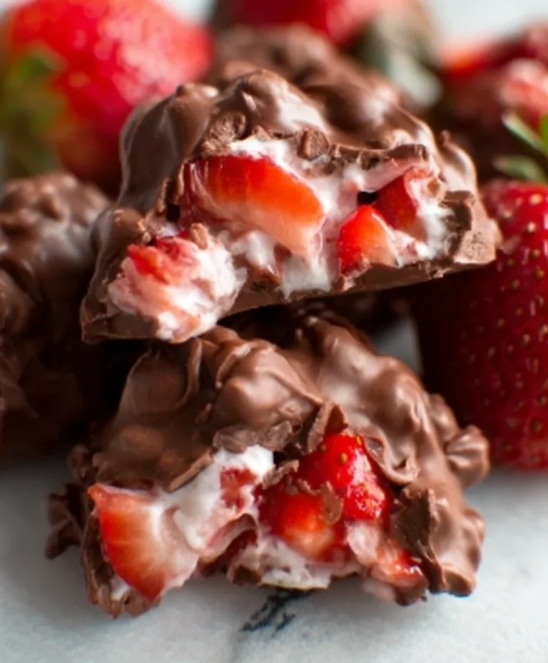 Viral Chocolate Strawberry Yogurt Clusters Recipe