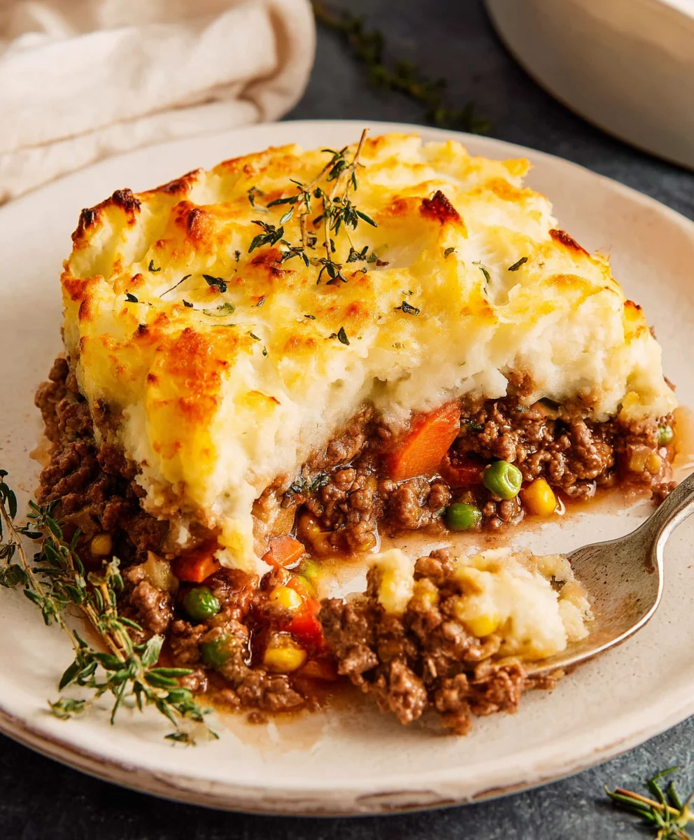 Classic Beef Shepherd's Pie Recipe-Comfort Food