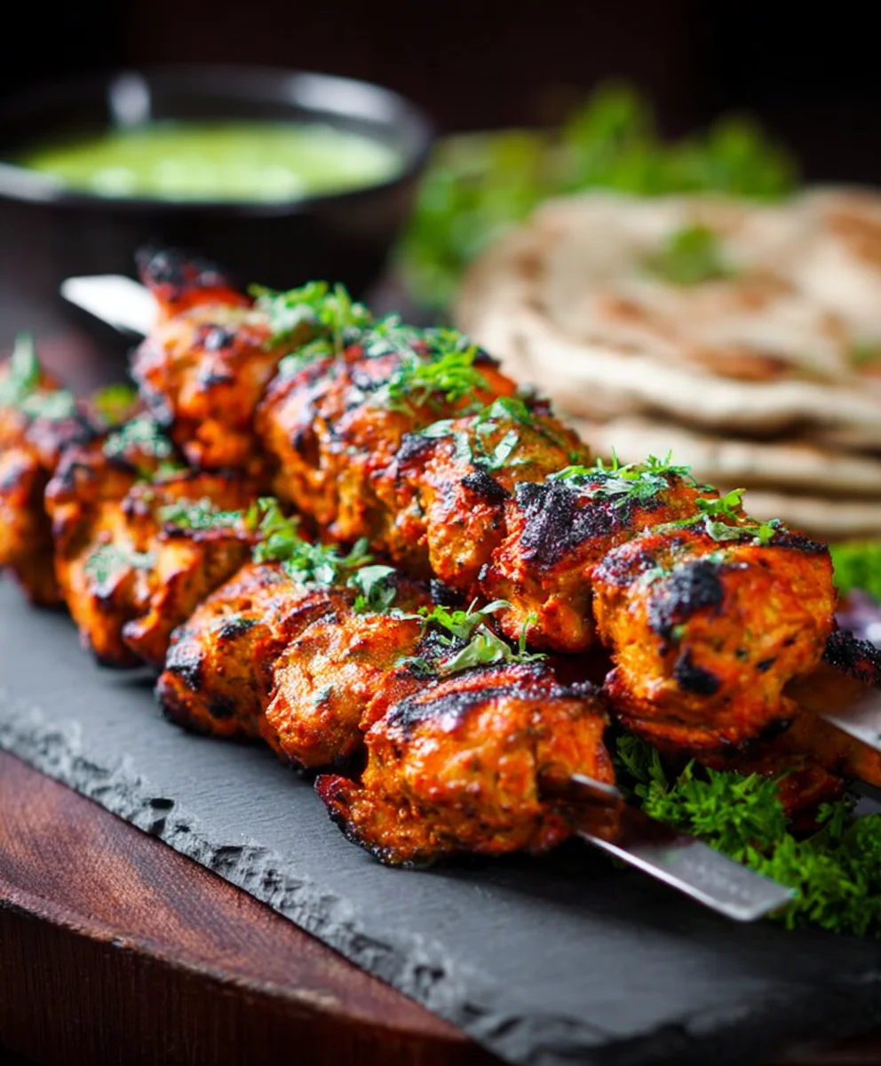 Easy Chicken Tikka Kebabs - Flavorful & Grilled
