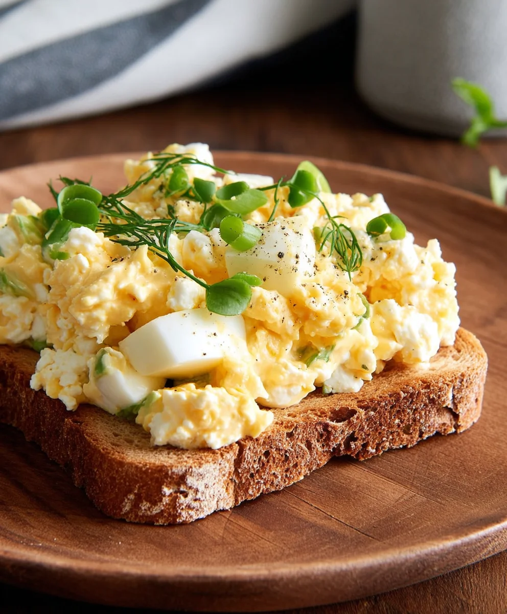 Egg Salad Cottage Cheese No Mayo - Creamy Healthy