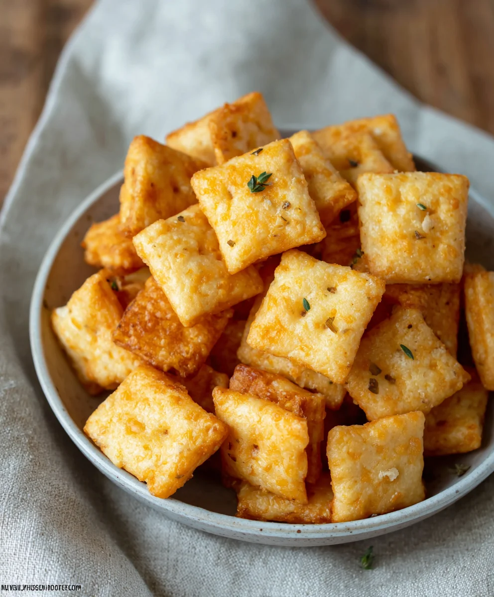 Gluten Free Cheez Its - Irresistible Baked Cheesy Snacks