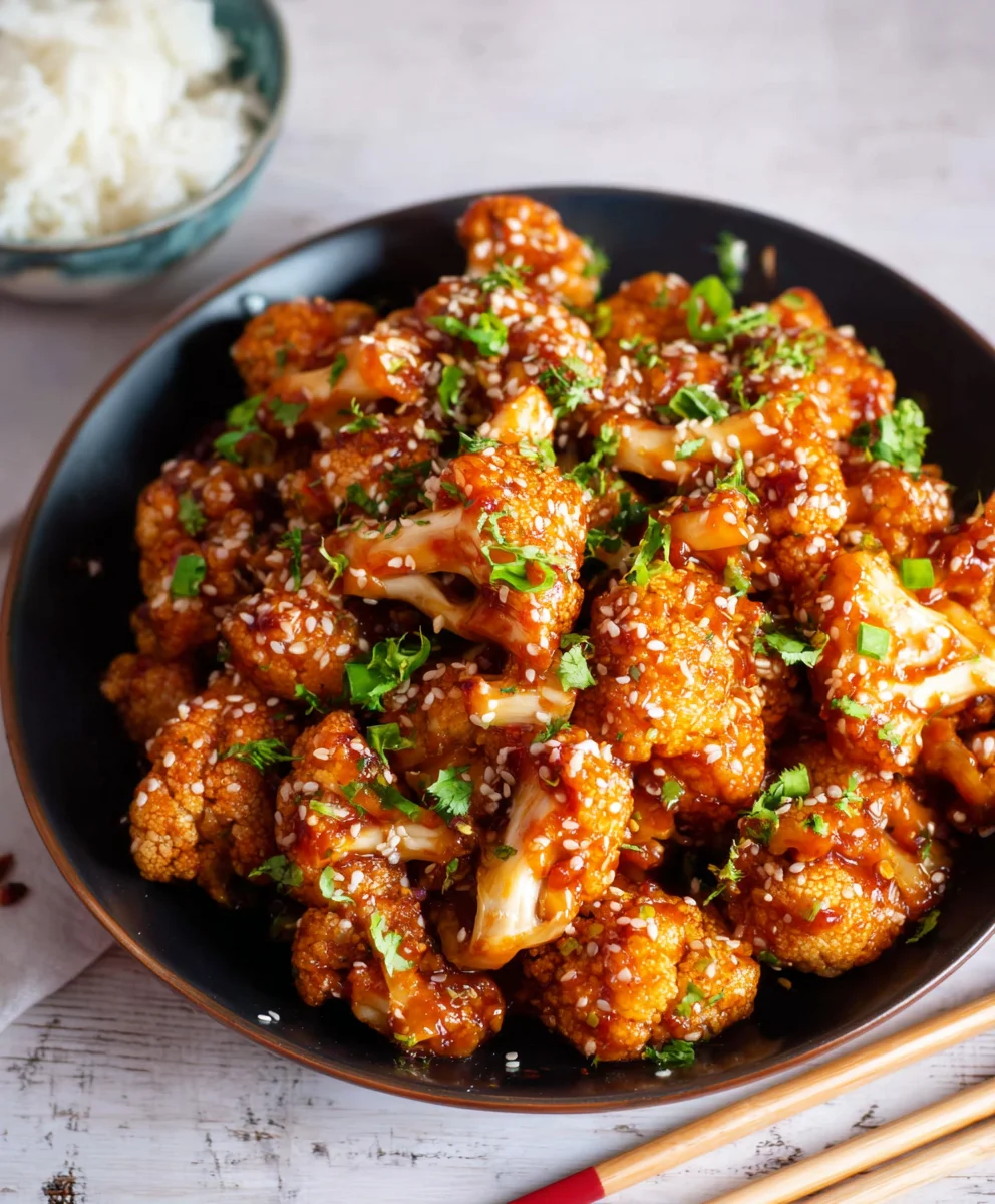 Sticky Sesame Cauliflower- Easy & Delicious Recipe
