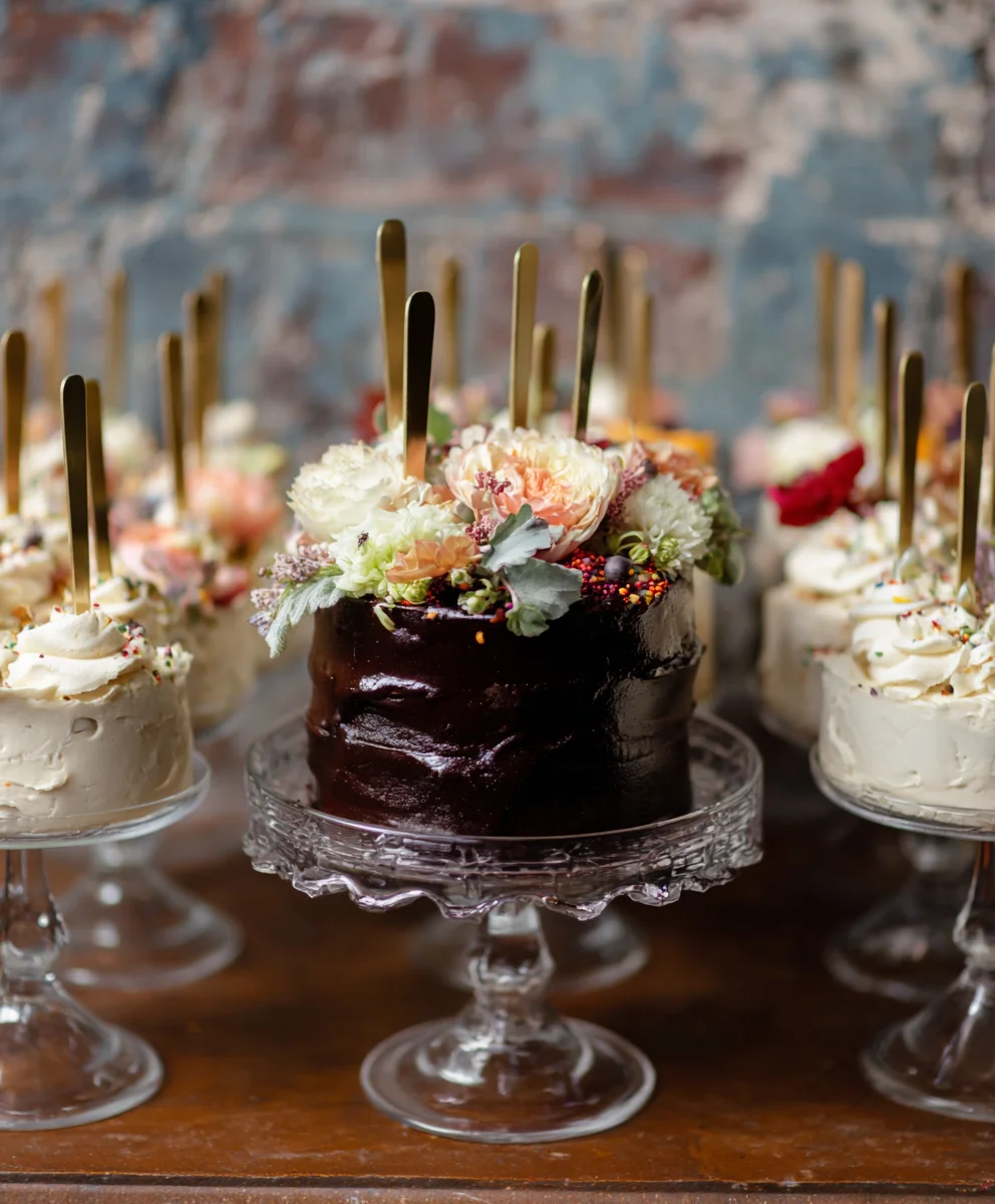 Black Tie Wedding Wool Factory Flower Grandmas - Style