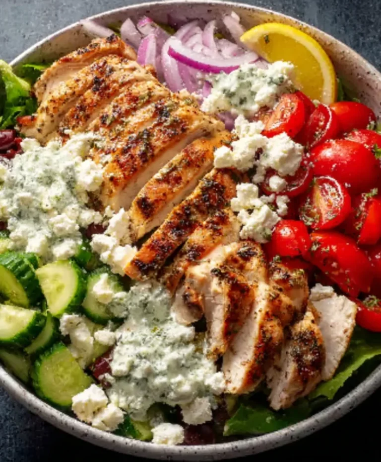Easy Greek Chicken Bowls- Flavorful & Fresh Meal