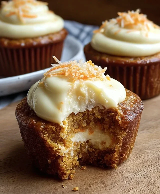 Carrot Cheesecake Cupcakes