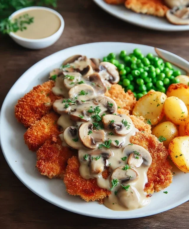 Rahmschnitzel Creamy Mushroom Schnitzel