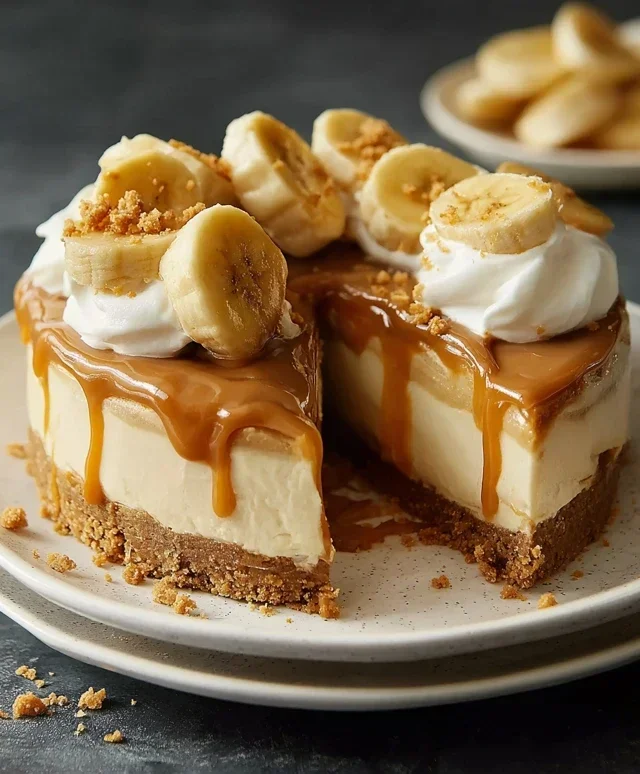 No-Bake Banoffee Cheesecake