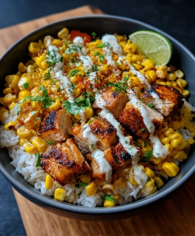 Tasty Street Corn Chicken Bowl
