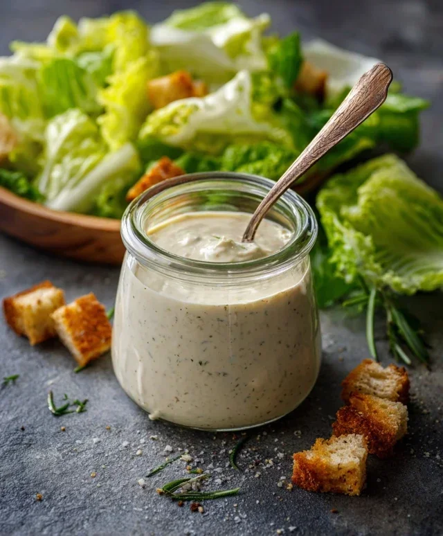 Homemade Caesar Salad Dressing