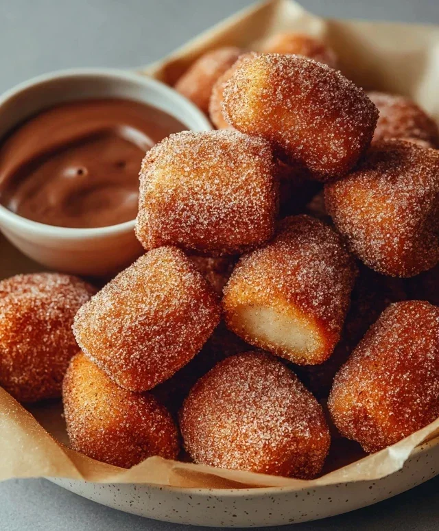 Sweet Air Fryer Churro Bites Recipe