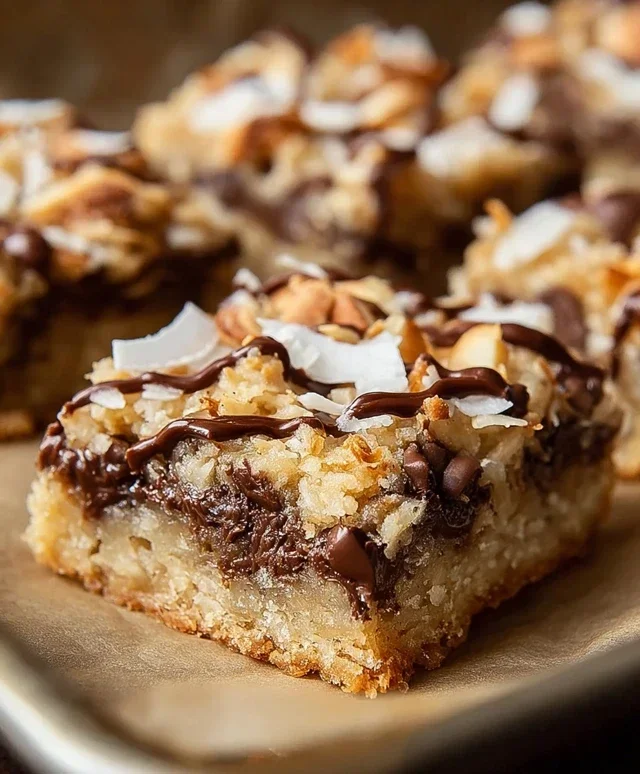Almond Joy Cookie Bars