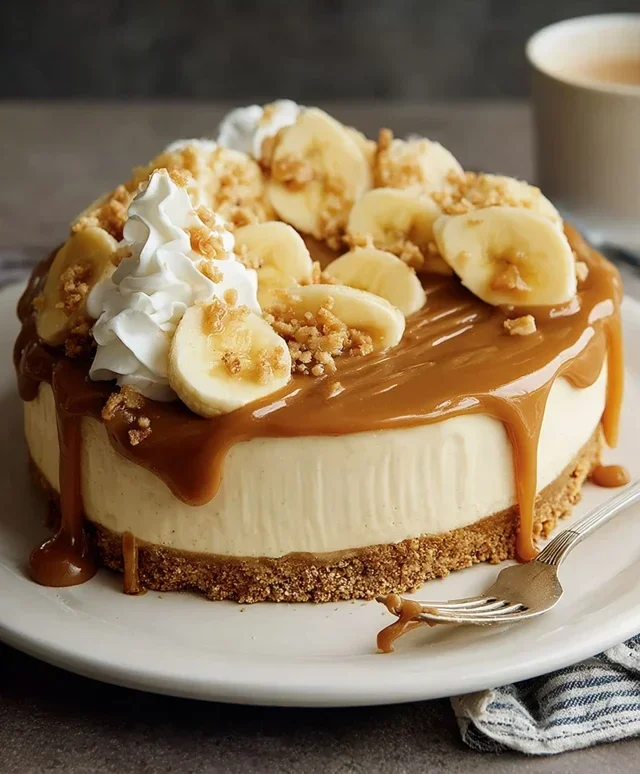 No-Bake Banoffee Cheesecake