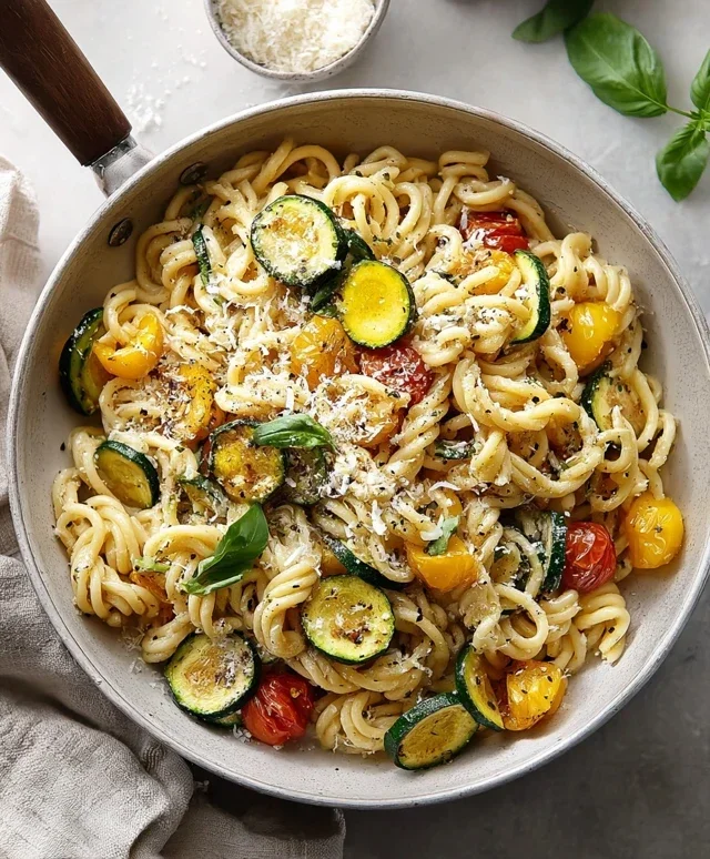 Summer Squash Pasta Skillet