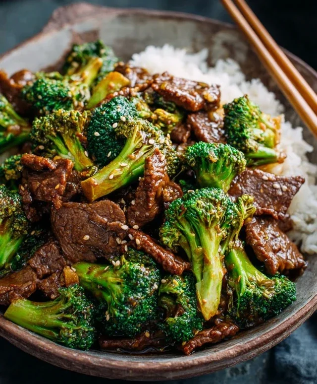 Chinese Beef and Broccoli (牛肉炒西兰花)