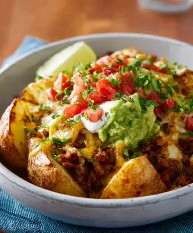 Loaded Potato Taco Bowl